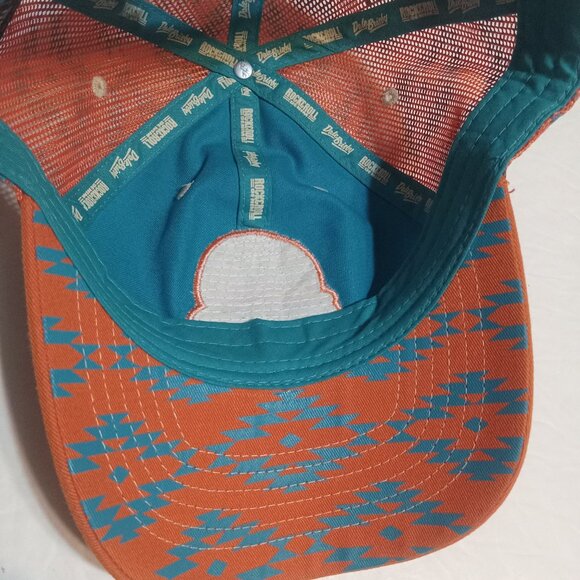 Dale Brisby/Rock and Roll Denim Aztec Print Trucker Snapback Hat/Cap - Picture 5 of 8